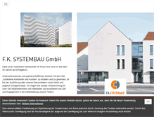Tablet Screenshot of fk-systembau.de